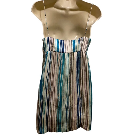 Ann Taylor LOFT short mini dress with pockets and spaghetti straps, size 4 - Picture 3 of 5